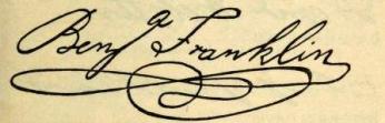 Ben-Franklin-Signature